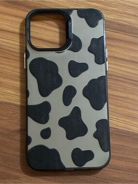 Neutral Gray & Black Pattern Phone Case - Brand: